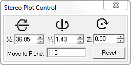 GaAS 111 to 110 Stereo Plot Control